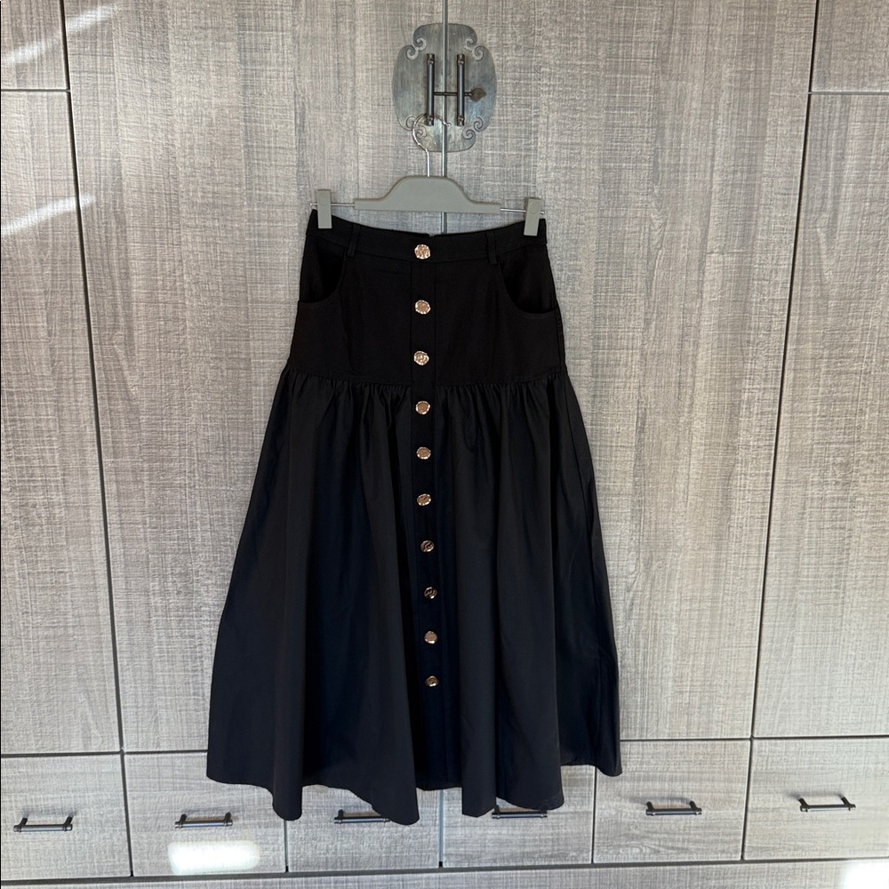 Commense‎ Panel Pockets Umbrella Skirt